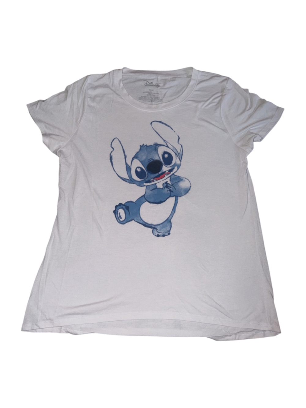 Disney Stitch White Super Soft Graphic T-Shirt - Juniors XXL